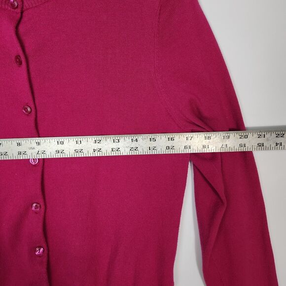 LL Bean Sweater Womens S Supima Cotton Knitted Twee Quirky Barbie Preppy Career - Picture 6 of 7